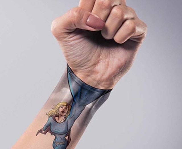 #superhero #fist #tattoo #win #habal