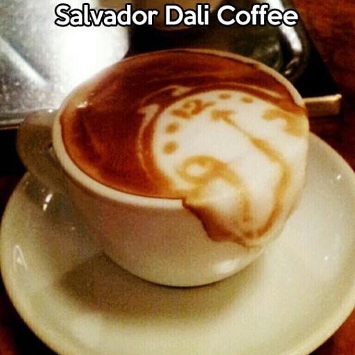 #Salvador #Dali #coffee #habal #هبل #habaldotcom