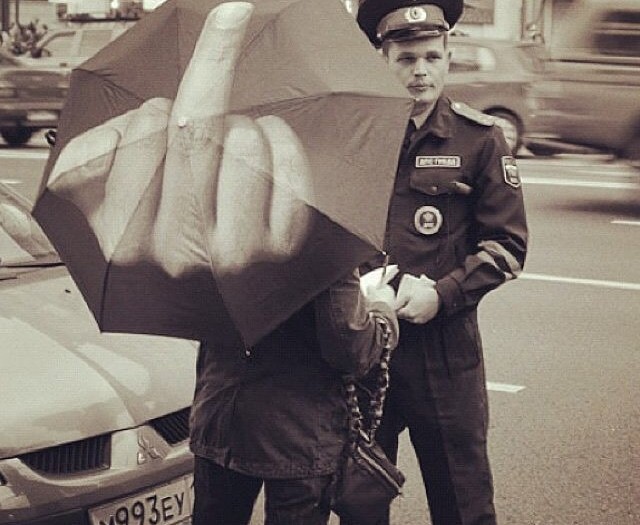 why the #arrest? #sayno to #finger #umbrellas #habal #هبل #habaldotcom