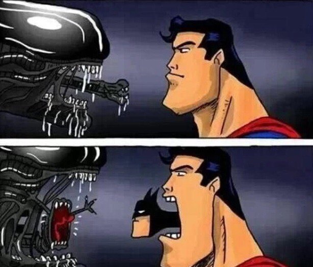 #supermanvsbatman vs #alien #wtf #habal #هبل #habaldotcom