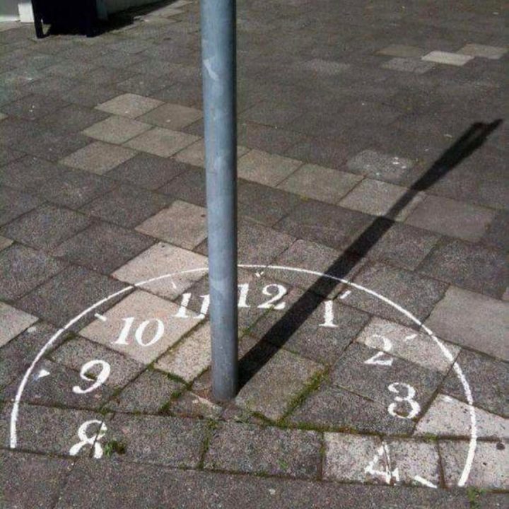 #pole #transforms into #sundial #street #art #win #habal #هبل #habaldotcom
